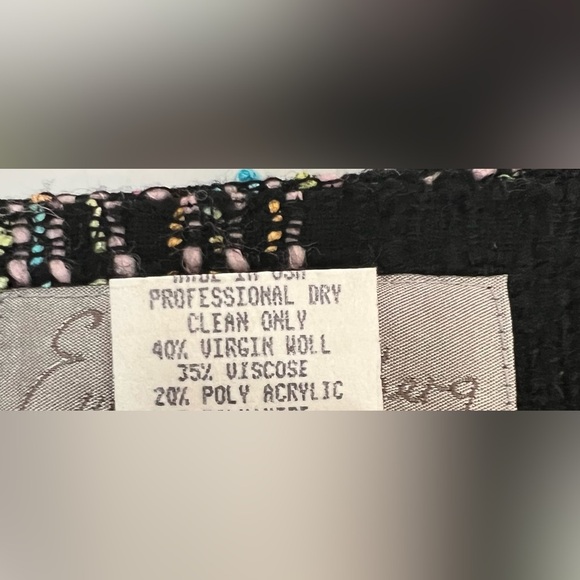 Vintage NWT Earl Rutenberg collection preppy tweed wool plaid wrap skirt. Size 4 - Picture 10 of 10